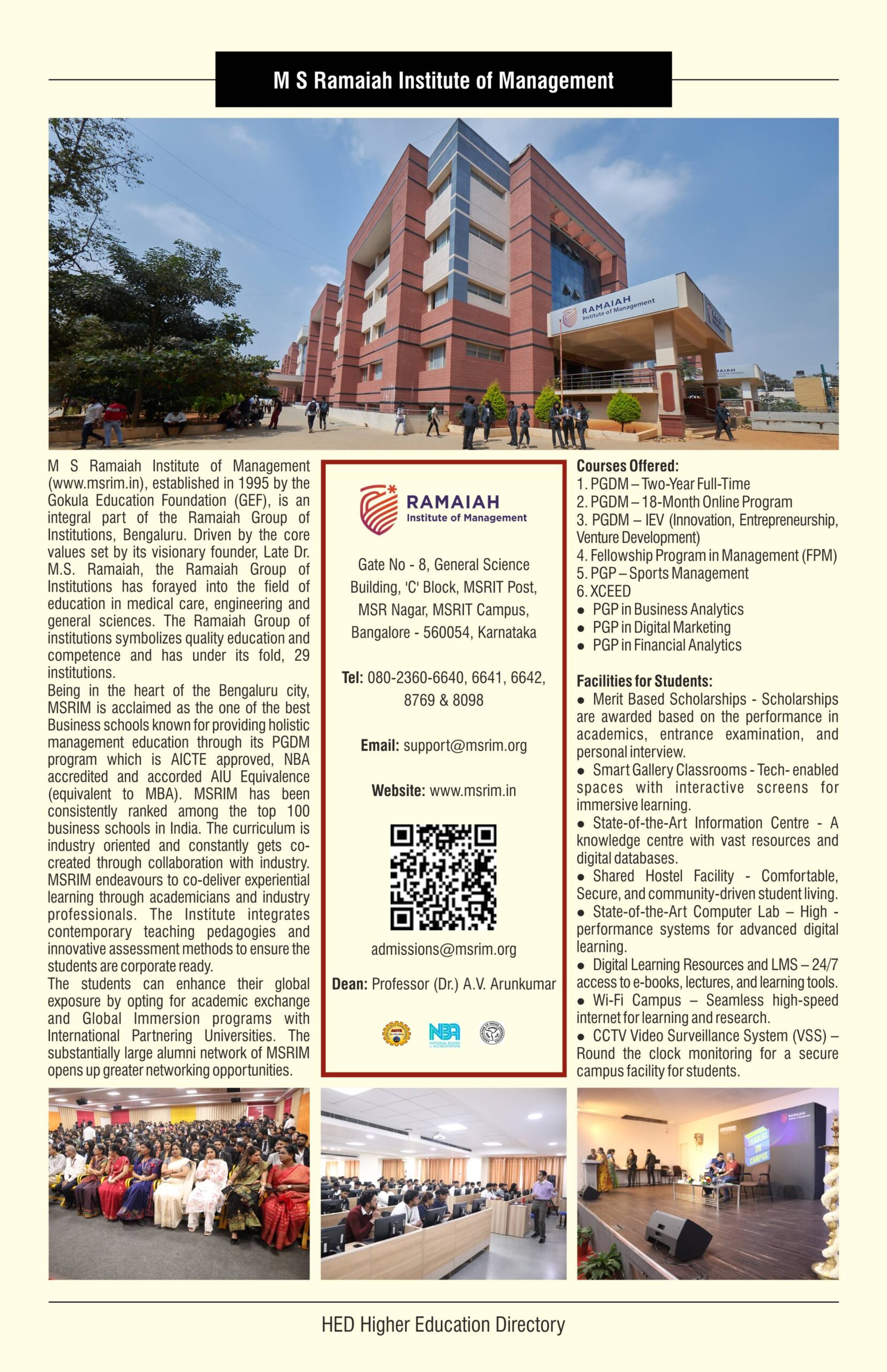 M S Ramaiah Institute of Management