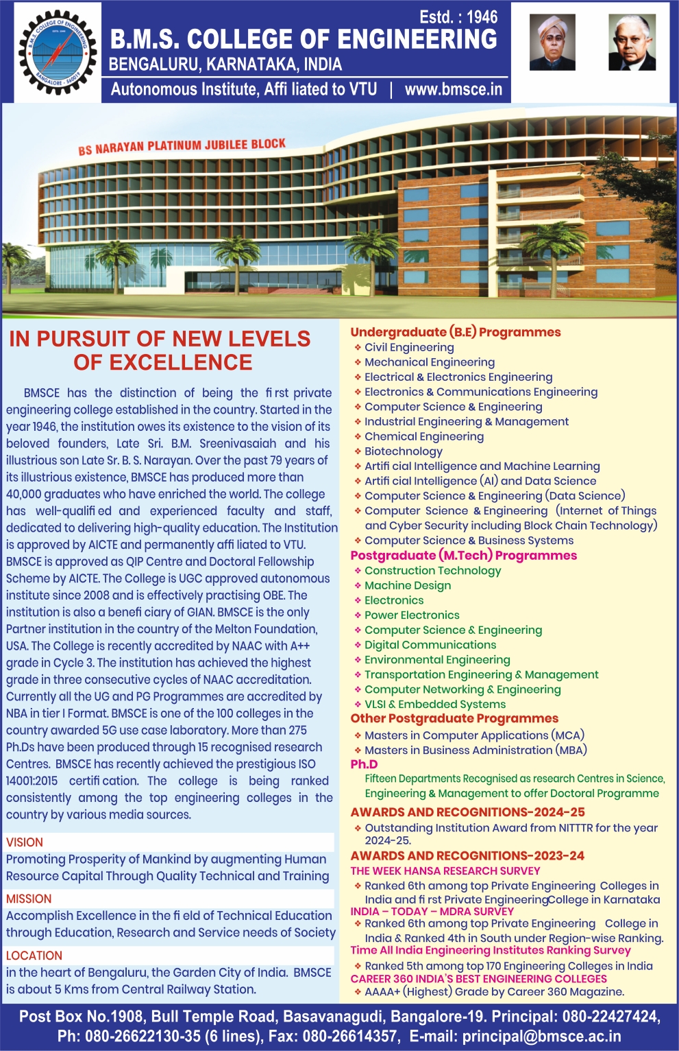 B.M.S. College of Engineering, Bengaluru