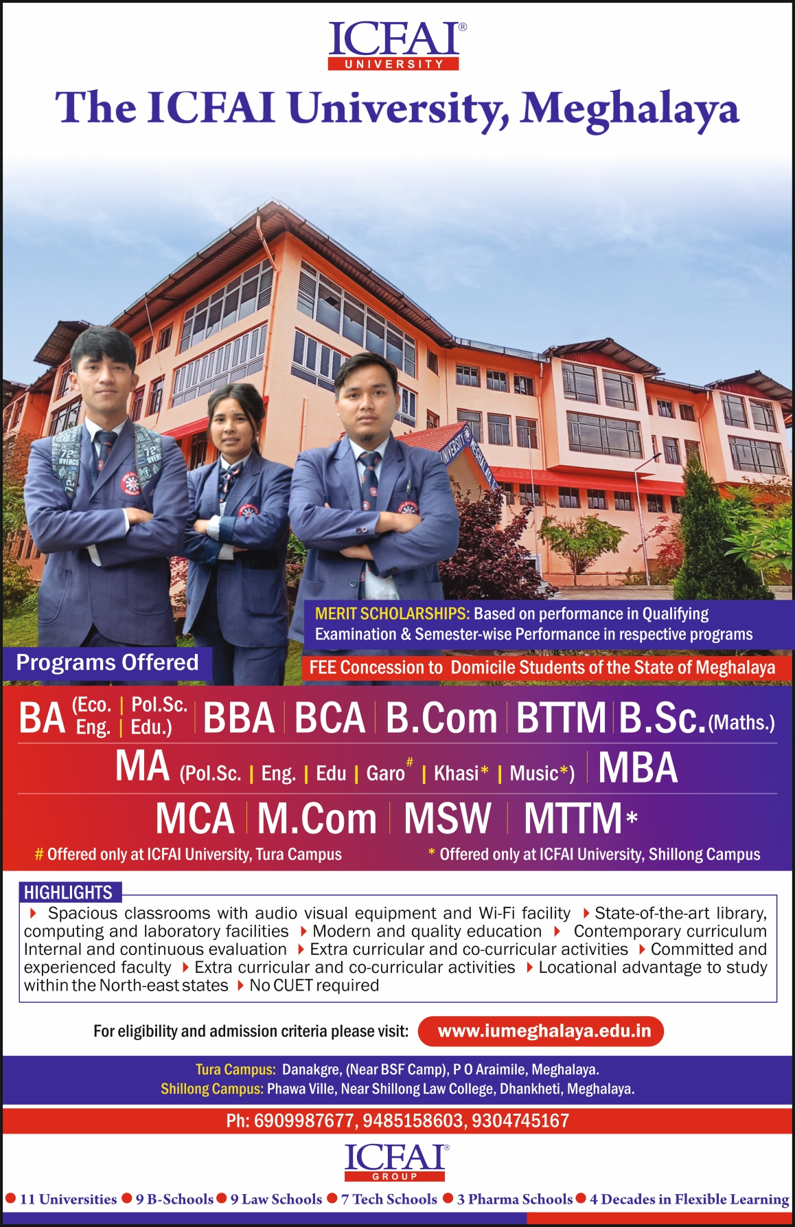 ICFAI University, Meghalaya
