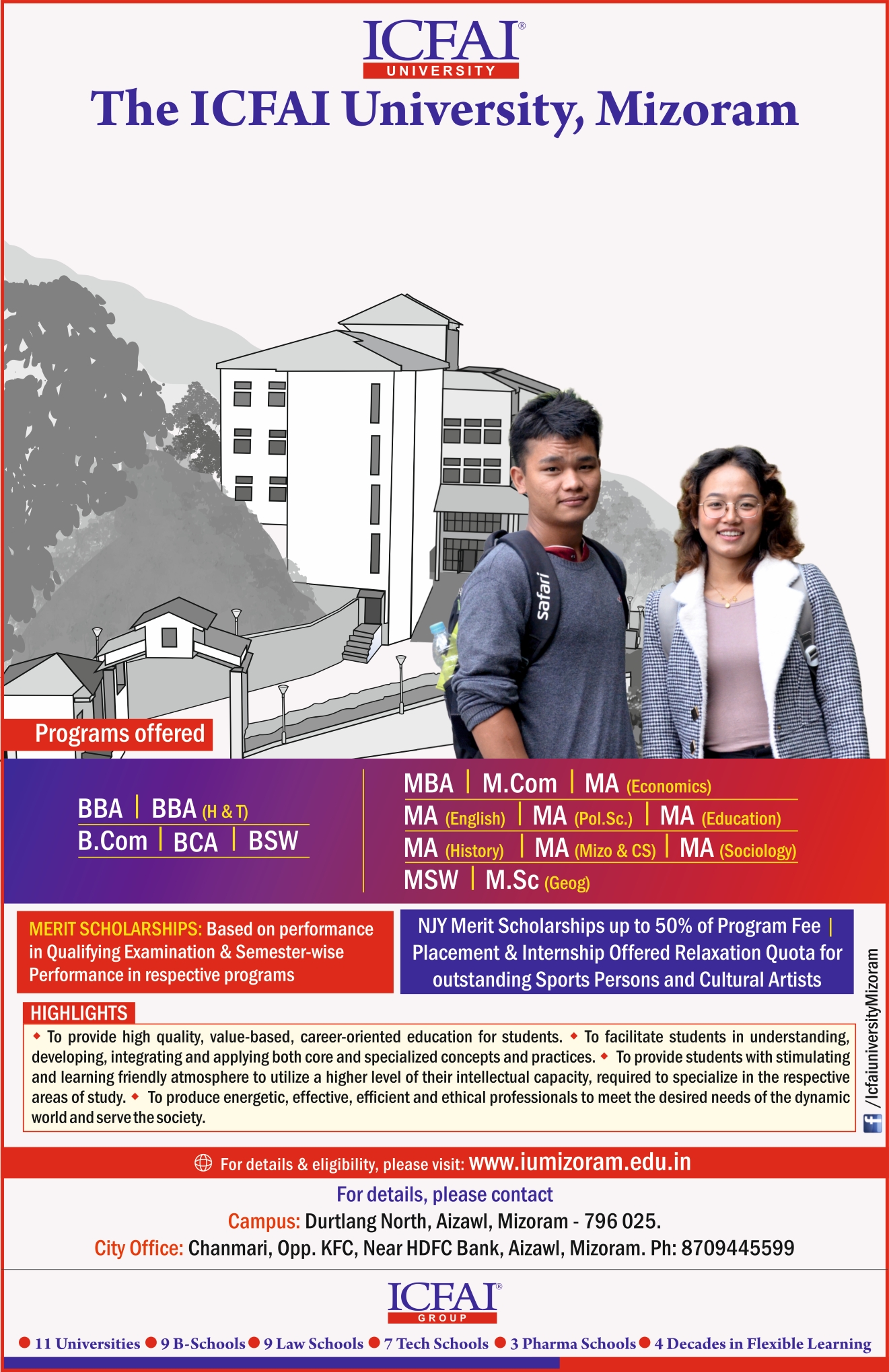 ICFAI University, Mizoram