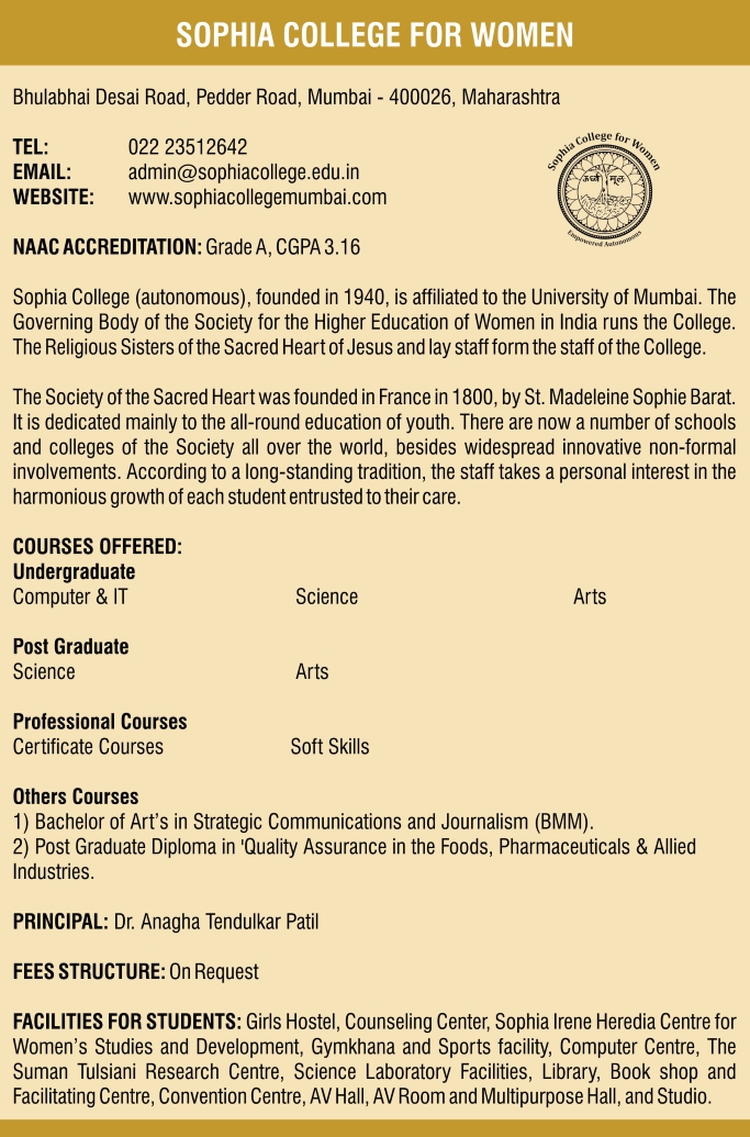 Sophia College For Women