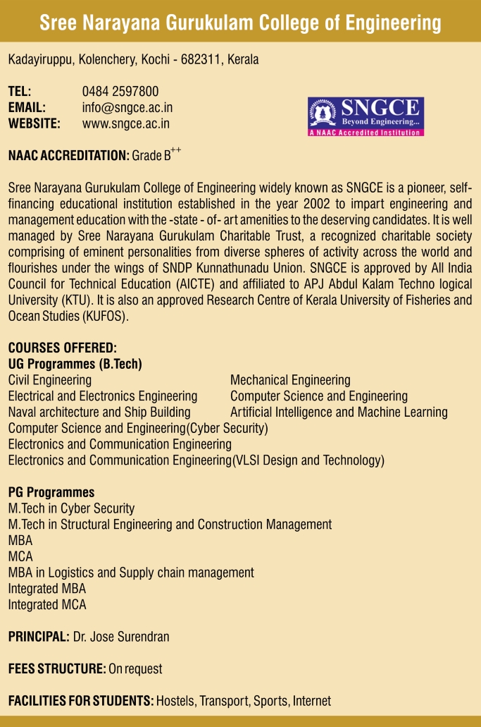 Sree Narayana Gurukulam College of Engineering