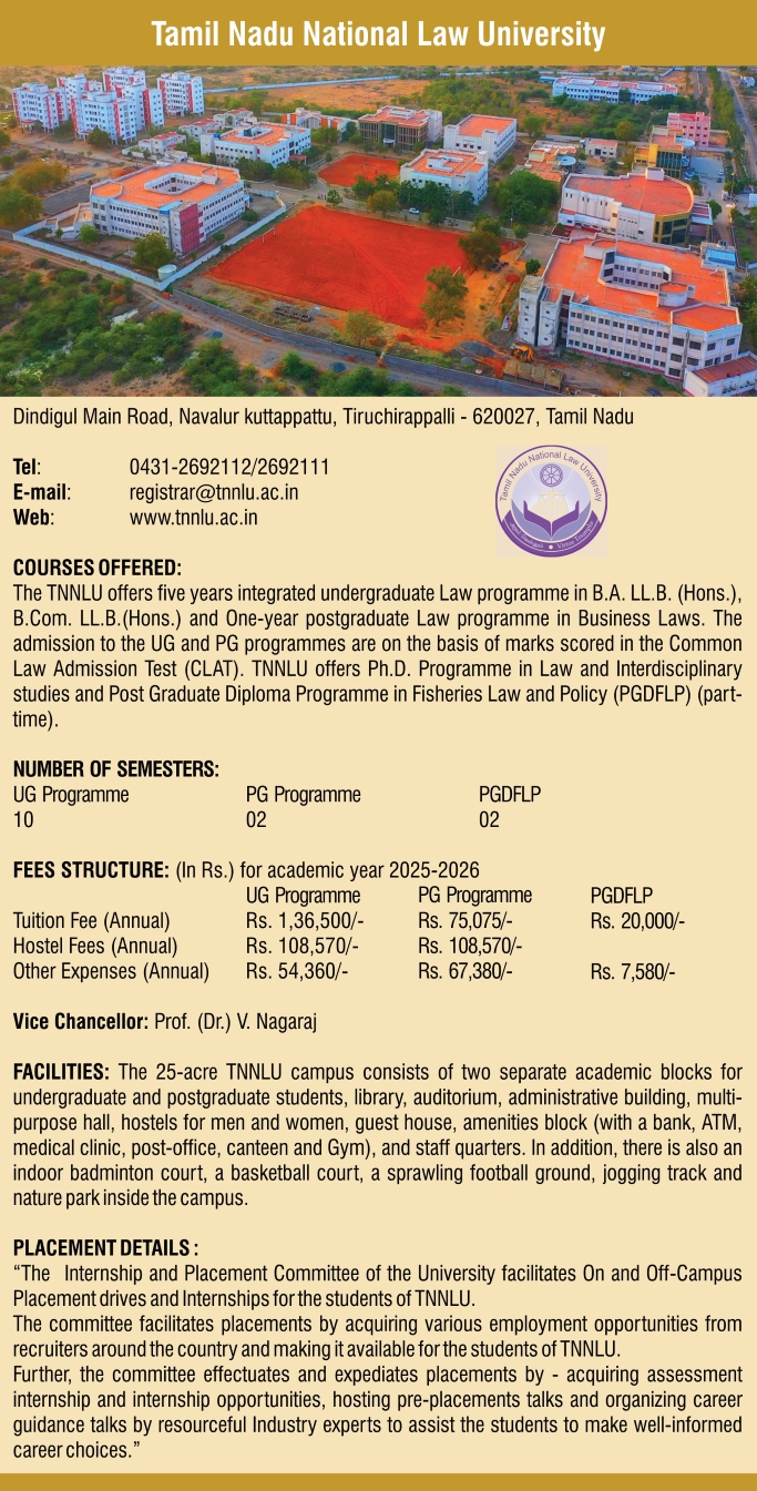 Tamil Nadu National Law University