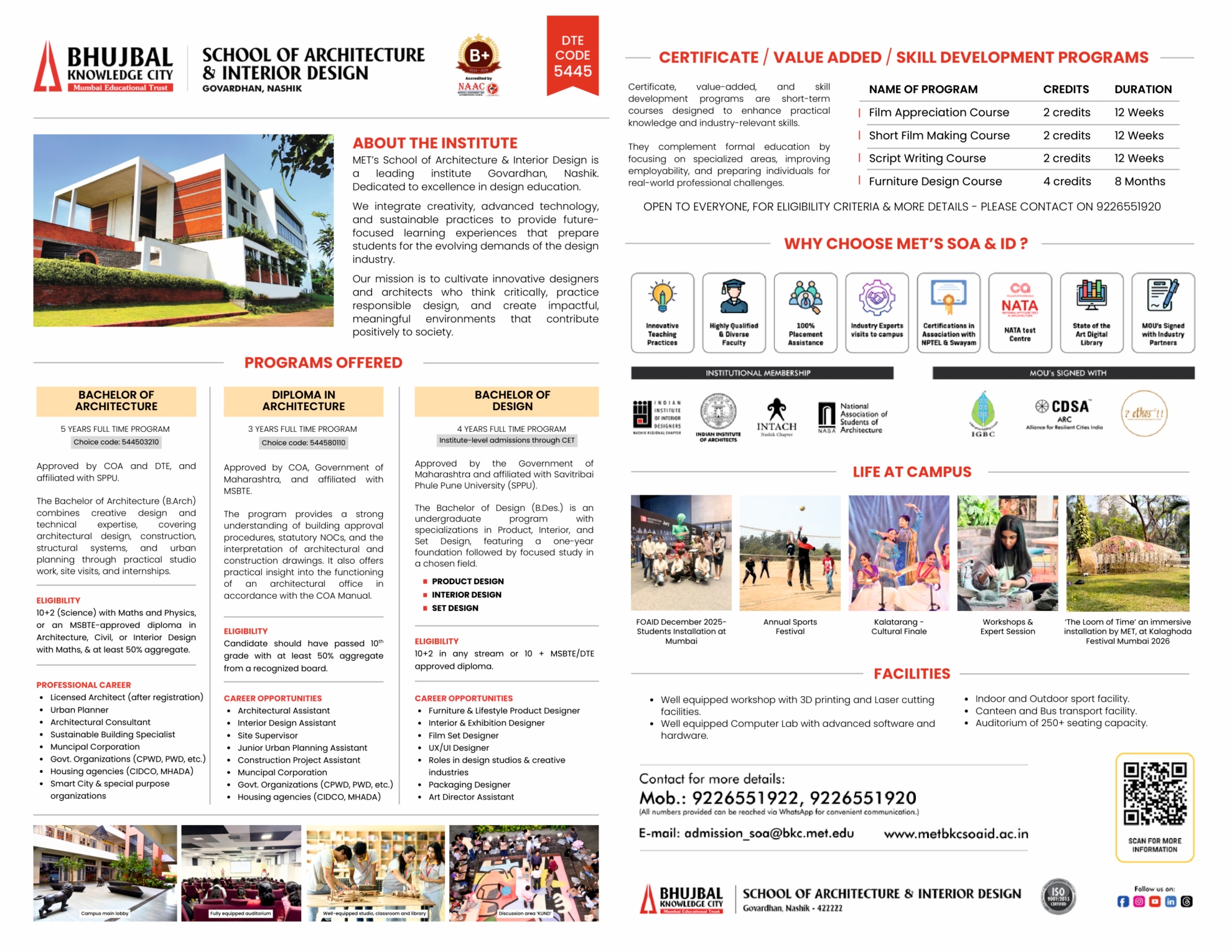 Mumbai Educational Trust School of Architecture and Interior Design