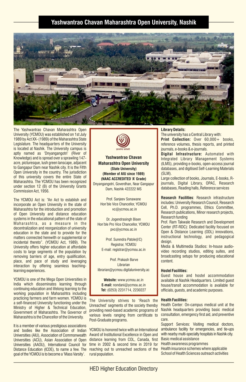 Yashwantrao Chavan Maharashtra Open University