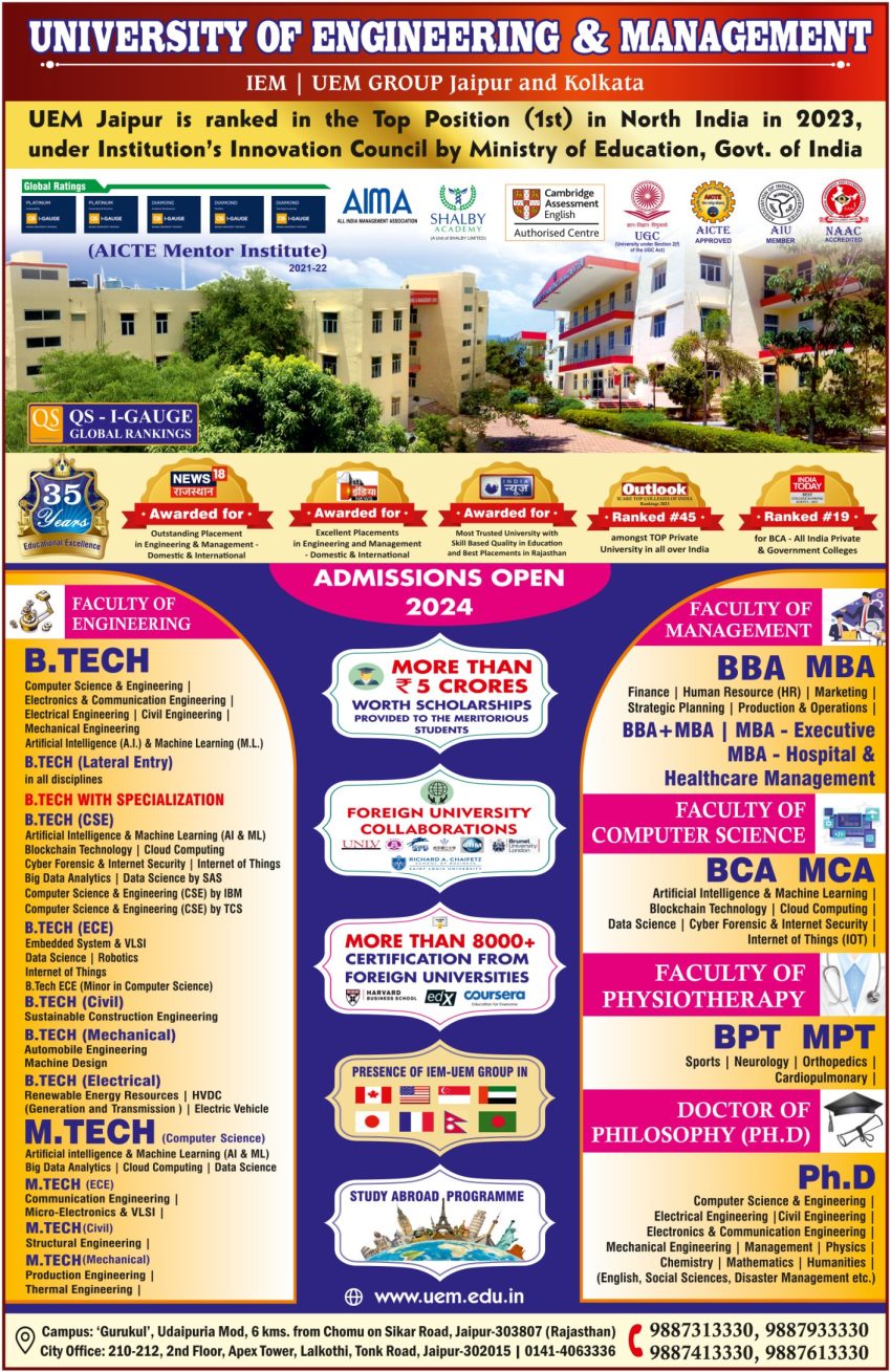 University of Engineering & Management, Jaipur